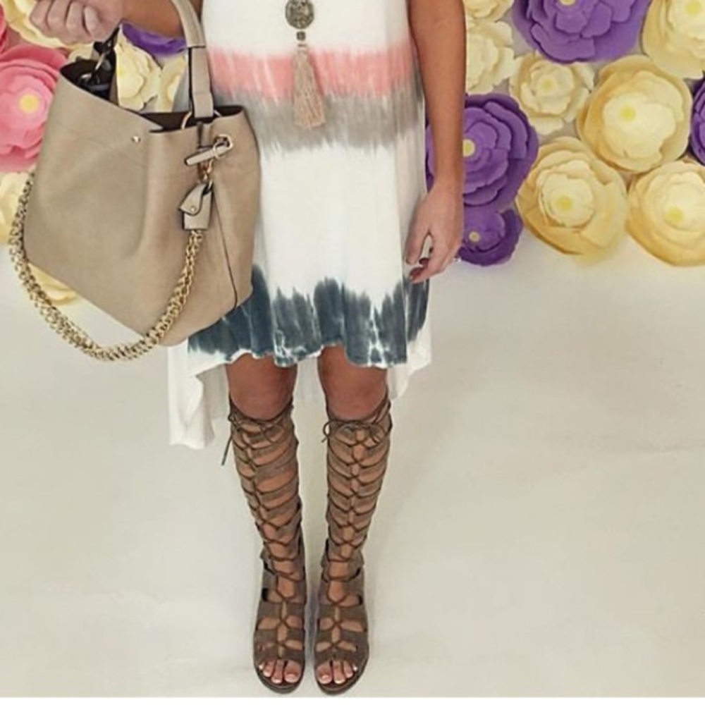 COPY - NWT- Breckelle's Gladiator Suede sandals